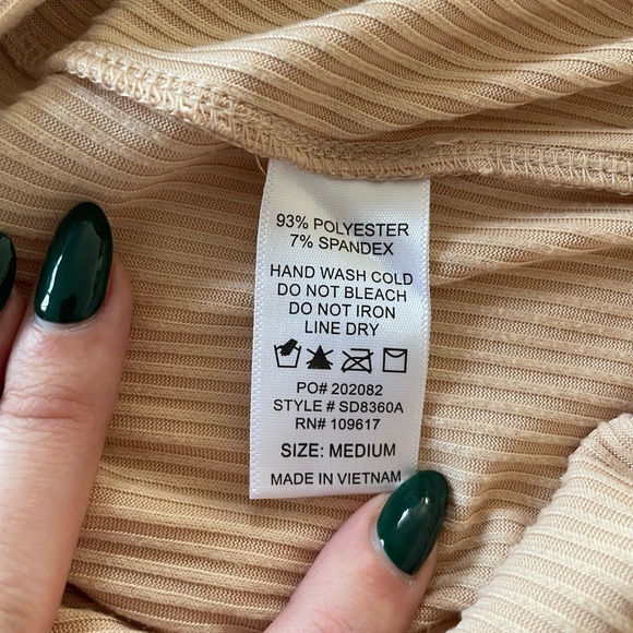 Shinestar Cream Jumpsuit - Picture 5 of 5